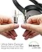 FosPower 3.5mm Male to Female Auxiliary Stereo Audio Headphone Jack AUX Adapter, 4-Conductor TRRS for iPhone, Smartphones, Tablets, Speakers, Microphone & Card Readers (3 Pack)