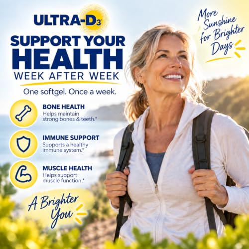 ULTRA-D3 Once-Weekly Vitamin D3 Softgels