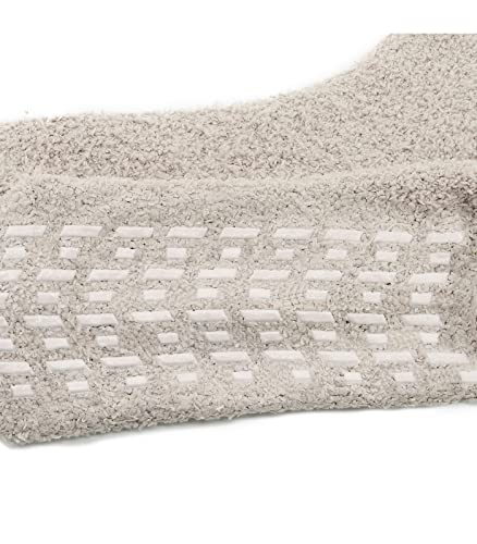 Zando Grip Socks Athletic Socks Women Fuzzy Socks Yoga Socks With Grips For Women Pilate Hospital Socks Warm Fluffy Cozy Socks 5 Pairs A #TOP1