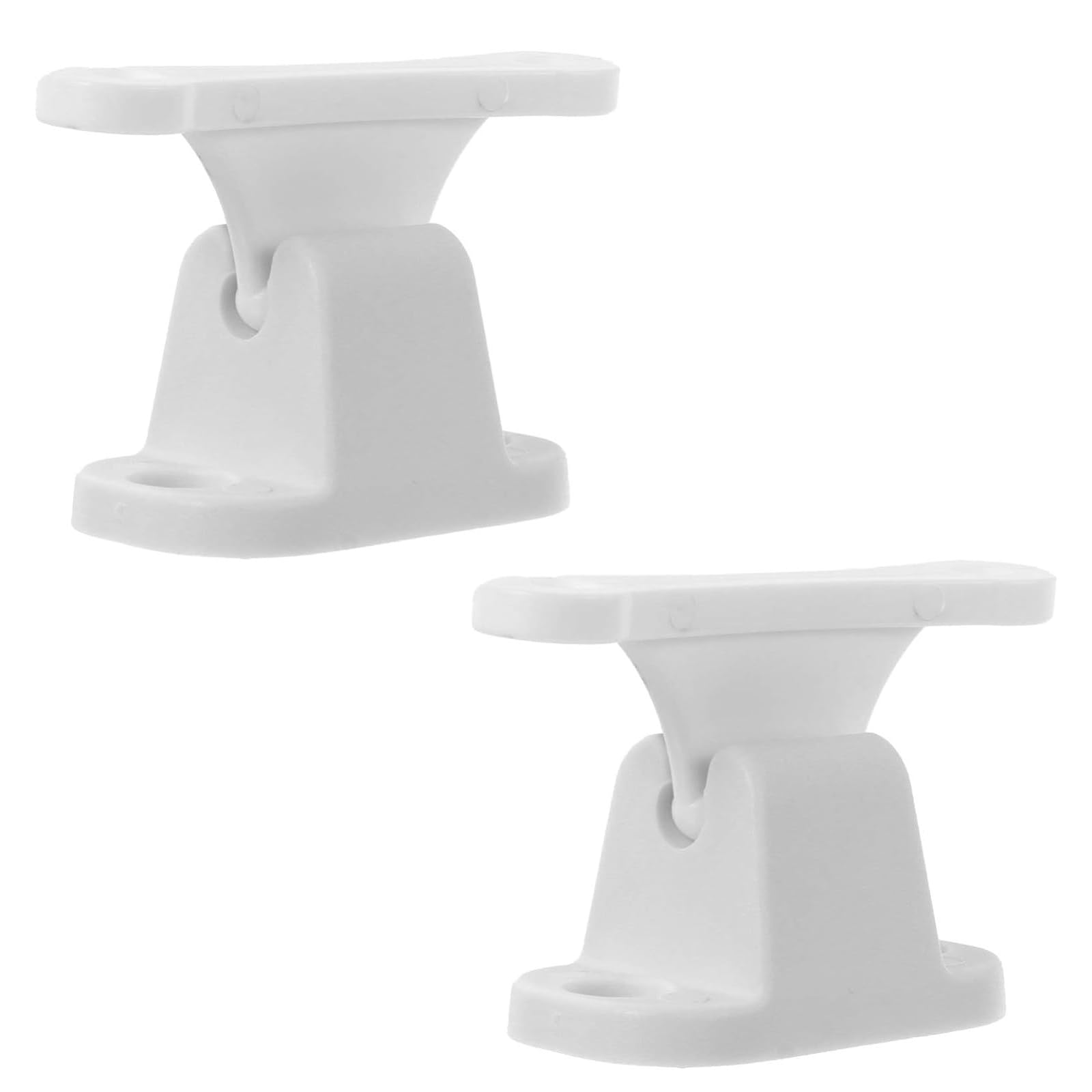 VBSYUYQ 2 Pcs T-Shape Caravan Door Retainer Catch White Nylon
