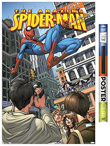 Poster Marvel Spider-Man Trends International 56x86 cm avec clip