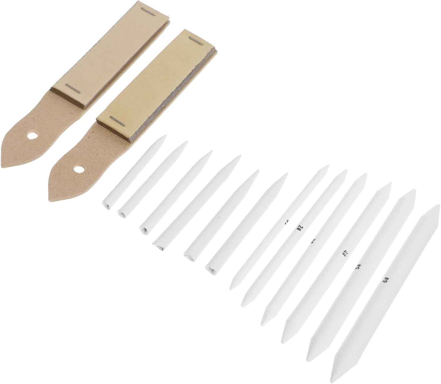 Veemoon 14-Piece Sketch Drawing Set for Students Blending Stumps Eraser Sandpaper and Pencil Sharpener Tools for Art Class and Home Use