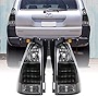 USR 03-09 4Runner LED Tail Light - UPGRADE Stock Replacement Smoke Reflector Taillight Lamp Set (Left + Right) Compatible with 2003-2009 Toyota 4 Runner (Black Housing Clear Lens TRD Style, PlugNPlay)