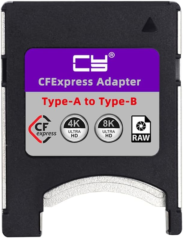 NFHK CFexpress Type-A to Type-B Memory Card Kit Case CFE CFA to CFB Adapter Compatible with Camera 8K RAW PCIe Expansion CF Type-A to Type-B