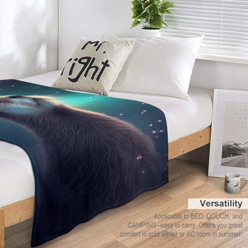 Couvertures Chaude et Confortable en Flannel Premium Loutre