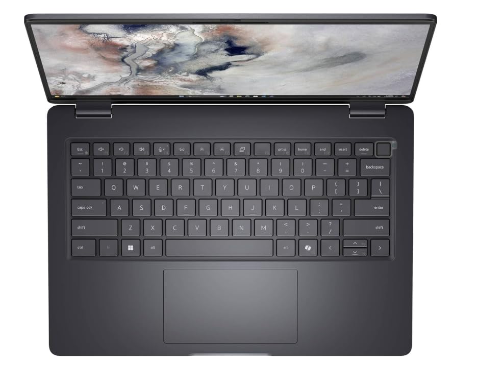 Image of Dell /Pro 14 /Professional Laptop /Intel Core 3 100U /8GB DDR5 RAM /512GB SSD /Windows 11 Pro /14 inch FHD+ IPS Display /Wi-Fi & Bluetooth /Webcam /Carbon Black /3 Years Onsite Warranty /(PV14250)