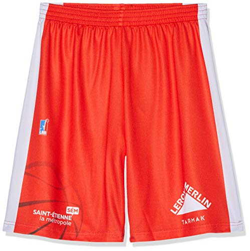 Short de basketball Saint-Chamond extérieur 2019-2020 mixte enfant