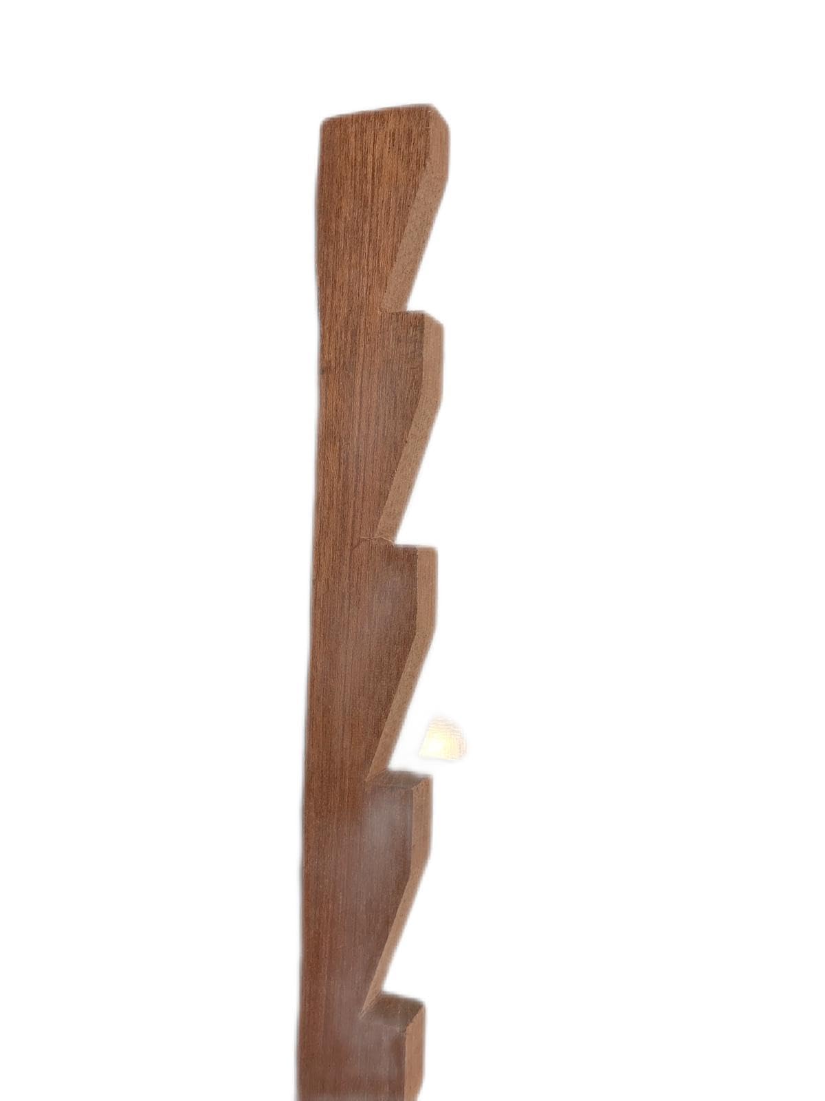 Sawtooth Shelf Bracket and Cleat System for Kitchen, Office, Bedroom, Living Room, Garage, Hallway, Garden Office (Sapele, Bracket 22mm x 12mm x 2400mm)