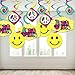 Big Dot of Happiness - 60's Hippie - 1960s Groovy Party Hanging Decor - Party Decoration Swirls - Set of 40