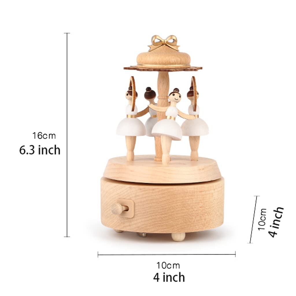 Caja De MúSica Joyero Bailarina de Caja de música, Caja de música mecánica, Cajas de música for niñas Niños Cumpleaños Boda Regalos De Caja De MúSica Vintage para Navidad