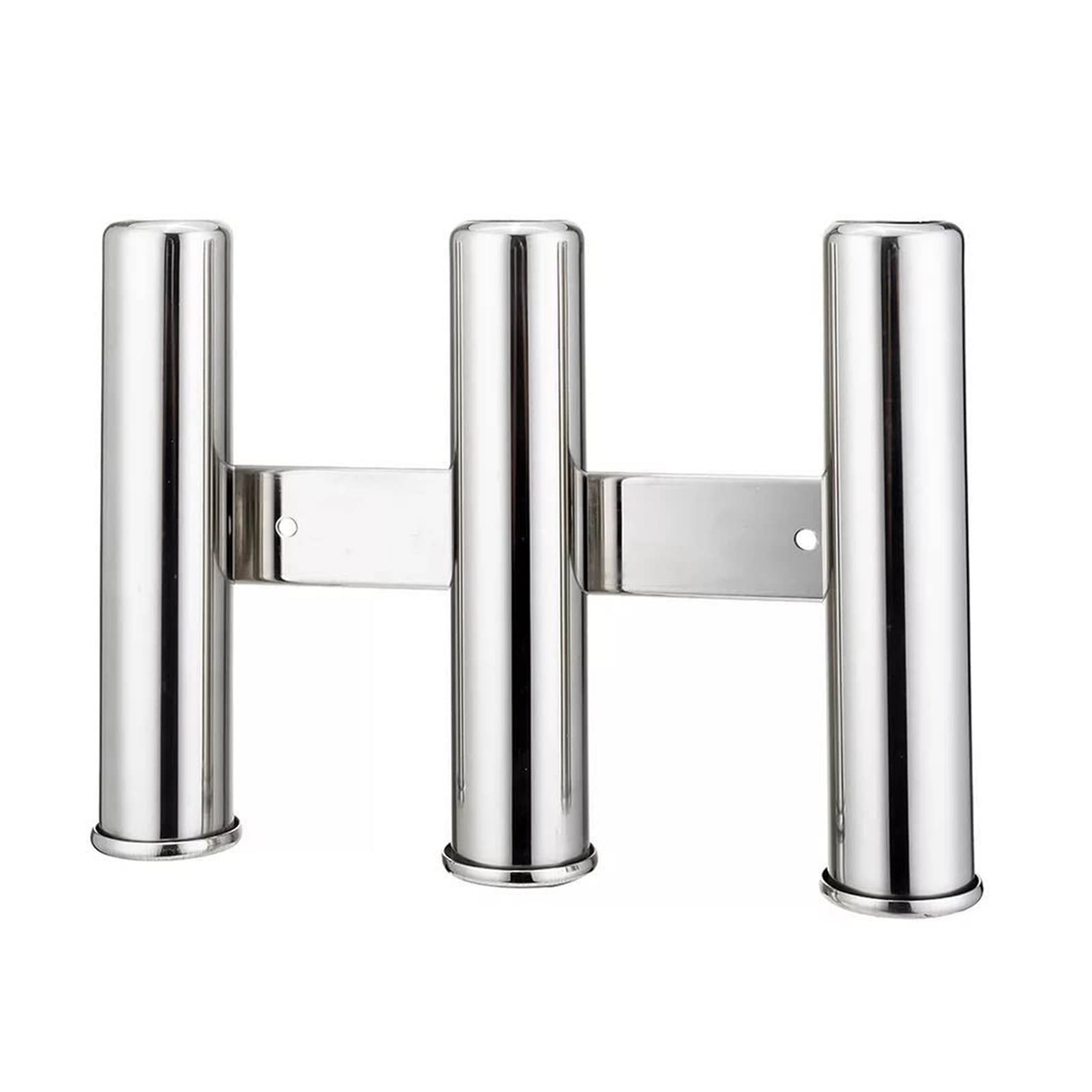 Uchwyt na wędkę, 3 uchwyt pręt rurowy Potrójny uchwyt wędki ze stali nierdzewnej Węgla styl do łodzi jacht uchwyt pręta Organizator Pole Tube Mount