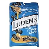 LUDEN Cough Drop HON Licorice