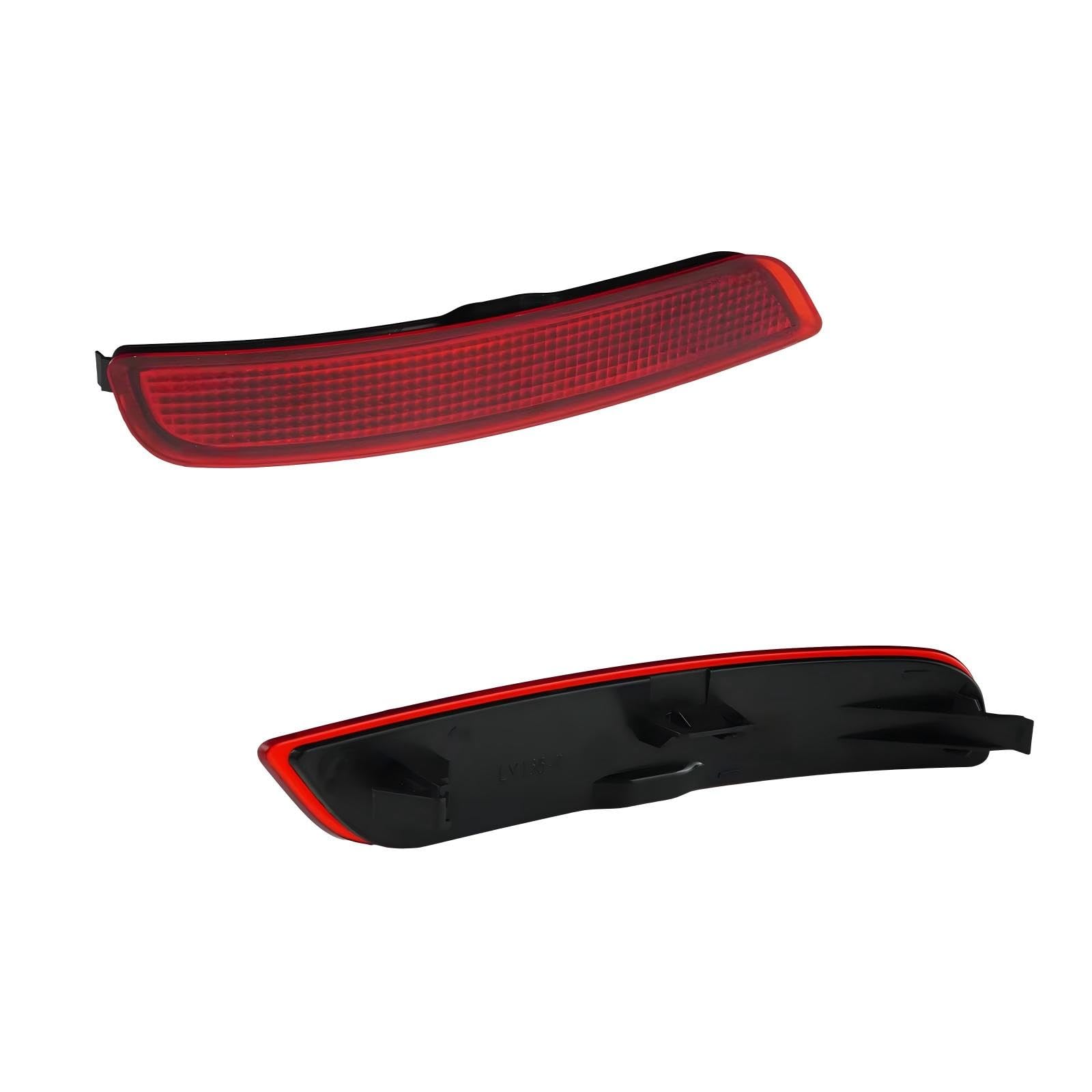 Kompatibel mit für X5 M F15 F85 2013–2018 hochsichtbarer Reflektor für die hintere Stoßstange des Autos 63147847592 63147847591 7847592 7847591