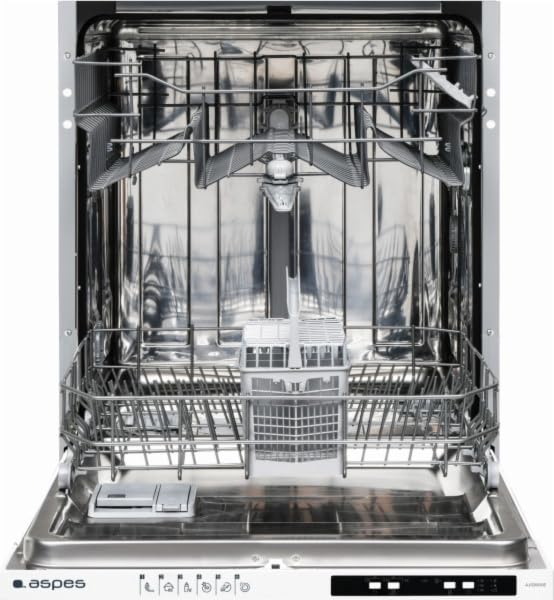 Lavavajillas 60 cm 12L Clase E Aspes AJI12600E 12 49dB Electrónico Blanco