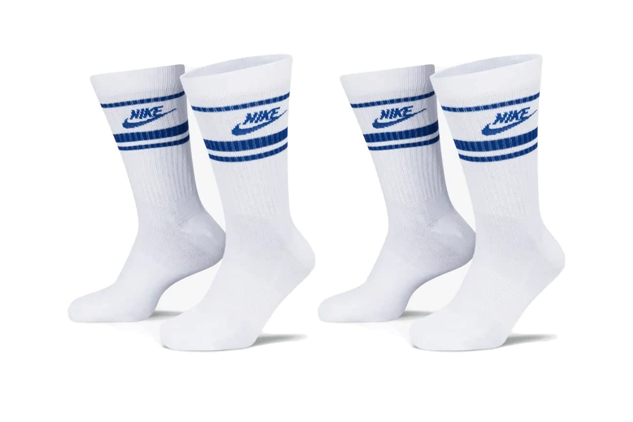 NIKE 6 Paar Everyday Essential Tennissocken Socken Sportsocken Unisex DX5089, Farbe:Schwarz - Weiss/Weiss - Schwarz, Socken Neu:46-50