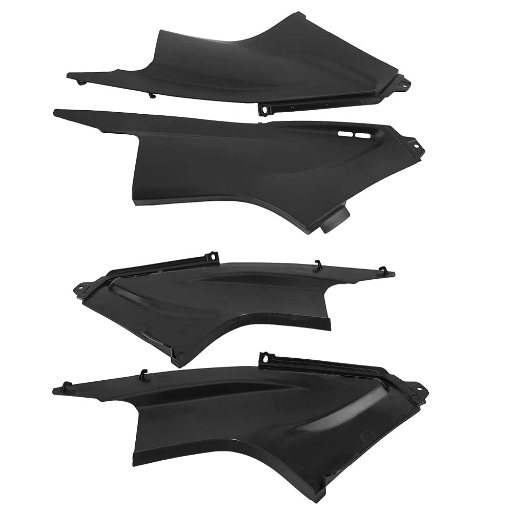 Carena parapolvere aria ， 1 paio Carena parapolvere aria nera inserire parte sostituzione per YZFR6 YZF R6 2003 2005