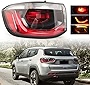 Clidr Rear Outer Tail Light for Jeep Compass 2017 2018 2019 2020 Rear Brake Stop Indicator Light W/ Blub Driver Side ( Left)