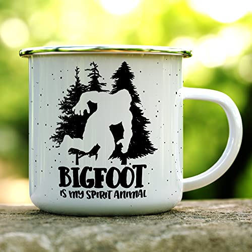 Loftipop Sasquatch Lover Taza de Café para Camping 12oz miniatura 2