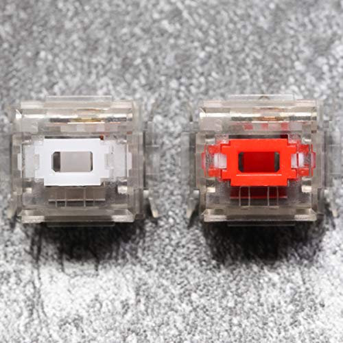 10 Pcs ALPS Outemu OTM Gaote Alps Keycaps Switch Clicky 30g Linear 60g Like ALPS Switches Matias Switch for Mechanical Keyboards DIY Replace (Red)