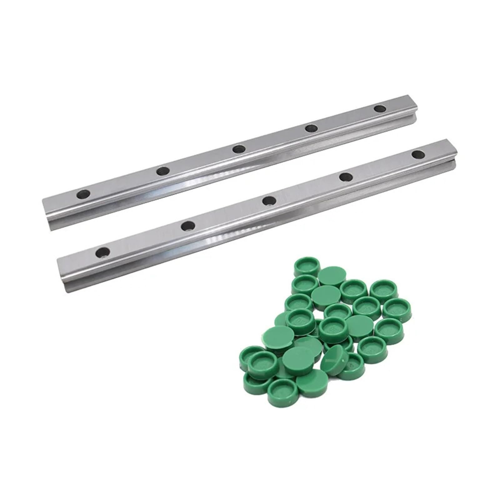 2 szt. 100-1150 mm HGR15 HGR20 HGR25 HGR30 kwadratowa prowadnica liniowa prowadnica szyna blokowa wózki HGH20CA grawerowanie routera CNC (HGR15 przewodnik 2 szt., 550 mm)