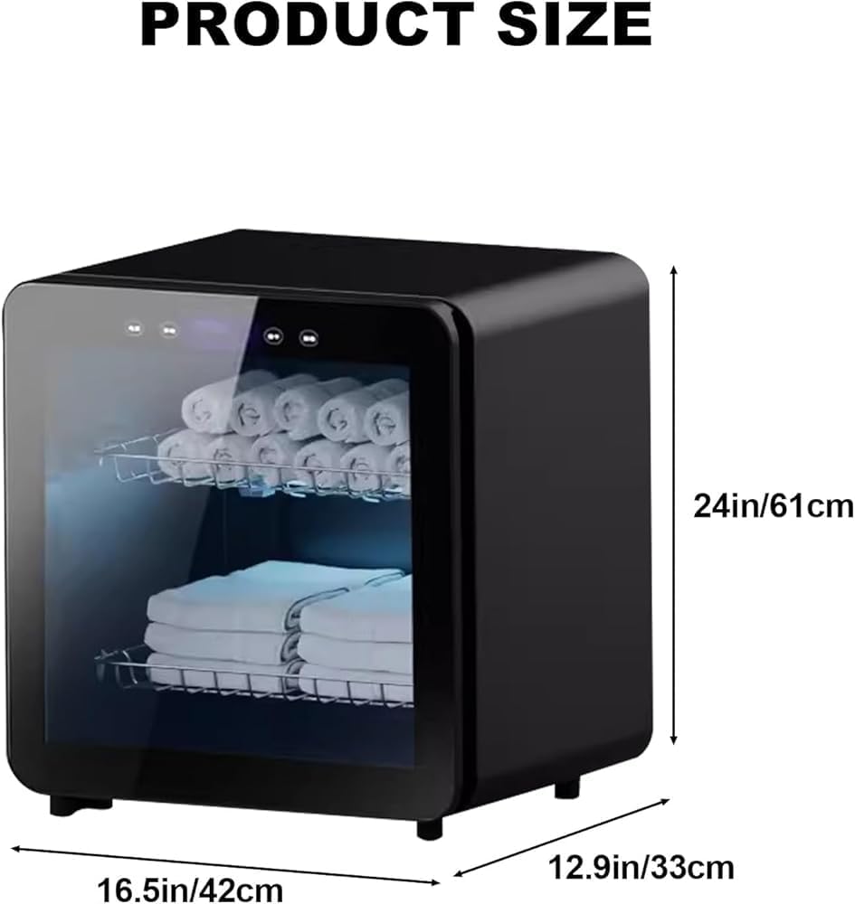 Hot Towel Warmer & Heater | Disinfecting Cabinet for Spa, Barbershop, Hotel | Multiple Sizes for Ultimate Comfort & Hygiene