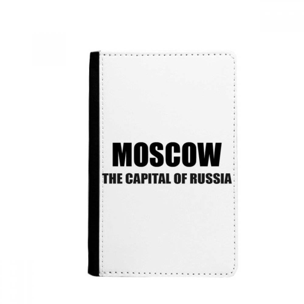 Moscow The Capital Of Russia Passport Holder Notecase Burse Wallet Cover Card Purse