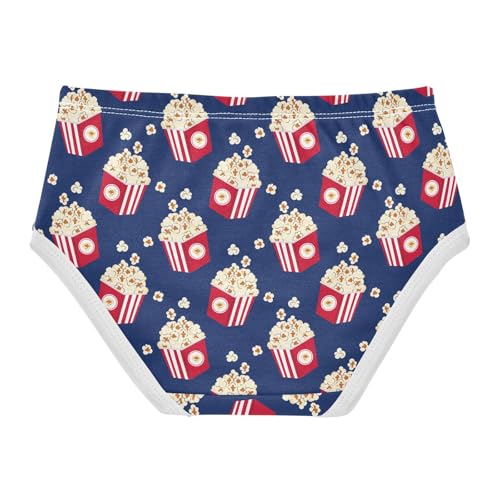 Girls' Underwear Popcorn Cotton Stretch Comfort Toddler Panties2