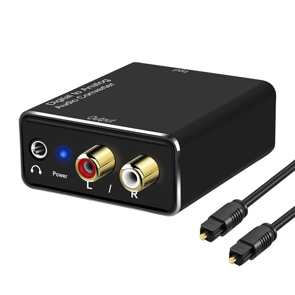 デジタルSPDIFオーディオアナログコンバーター3.5mmステレオコネクタ Amazon.co.jp: Stuurvnee デジタル-アナログオーディオ
