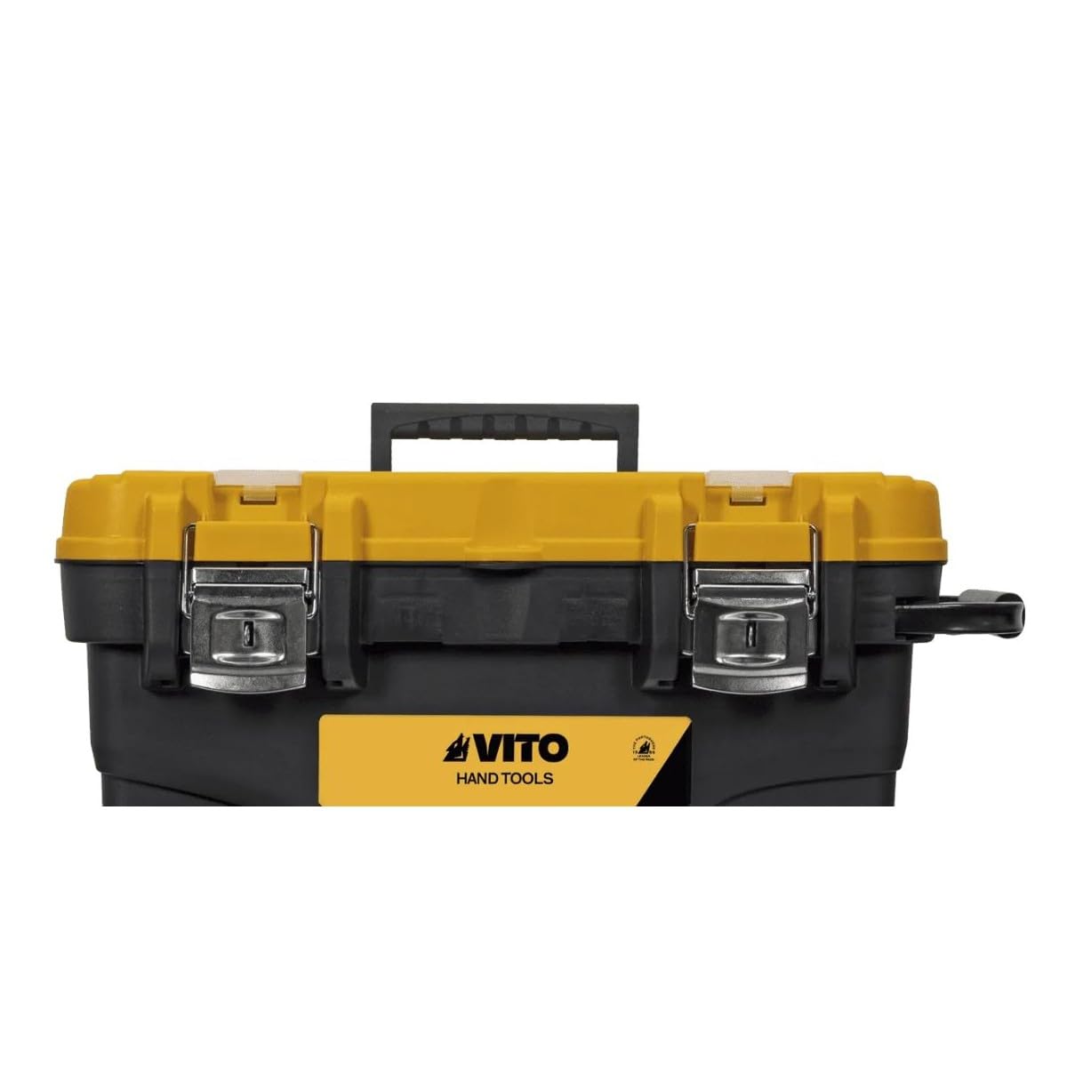 Caisse à outils 595 x 380 x 420 mm malette outil haute résistance poignée télescopique en acier.Servante roulante VITO
