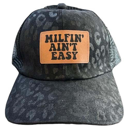 Silva Lining Women's Leopard Print Baseball Cap - Ponytail & Western Print Designs