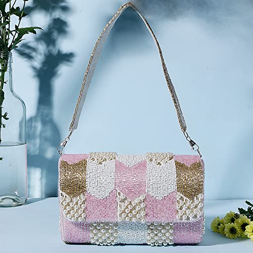 Image of SWISNI Stylish Allover Clutch Bag For Party, Wedding II Women's Traditional Designer Clutch For Women & Girls
