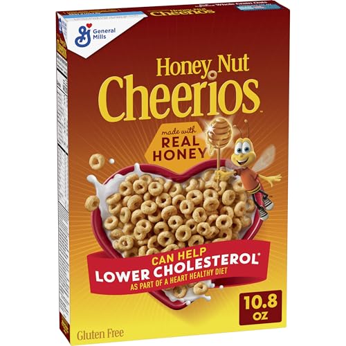 Honey Nut Cheerios, Heart Healthy Gluten Free Breakfast Cereal wi...
