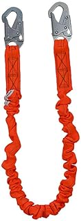 Safewaze FS88590 V-LINE Stretch Low Profile Energy Absorbing Lanyard w/Snap Hooks
