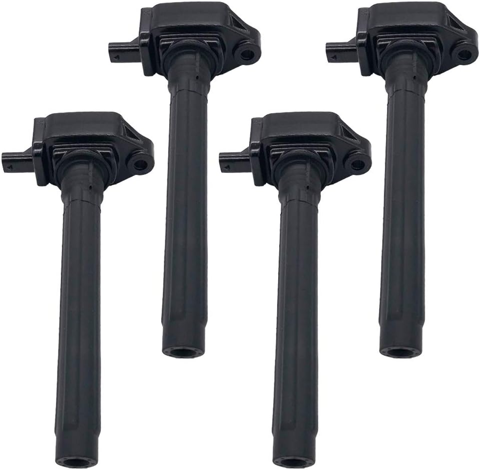 UF754 4pcs Set Ignition Coils Compatible with Chrysler 200 Dodge Dart Cherokee Compass Renegade Fiat Ram ProMaster 2.4L L4 68242286AA 68080580AB