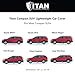 Titan Lightweight Poly 210T Car Cover for Compact SUV 170-187