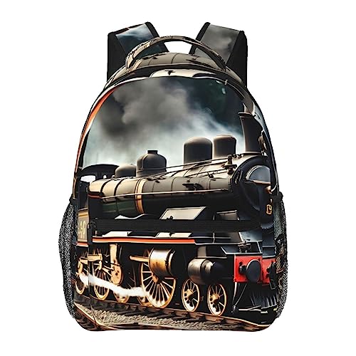 Sac à dos léger OdDdot avec compartiment PC imprimé vintage