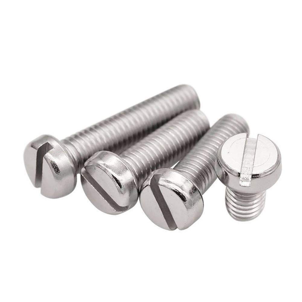 Set di viti autofilettanti, con testa a taglio, in acciaio inossidabile 304, M1.6/M2 x 3-18, bulloni per rubinetto (M2x14, 15 pezzi)