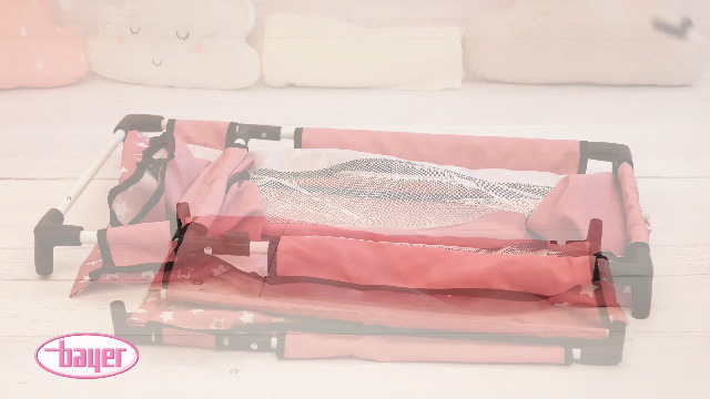 Bayer Design - Poppenbed met geïntegreerde kinderstoel, kastcompartiment, mobiel