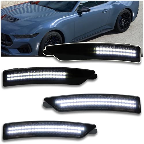 ULTRALTH Smoked LED Side Marker Light Kit for 2024-2025 Ford