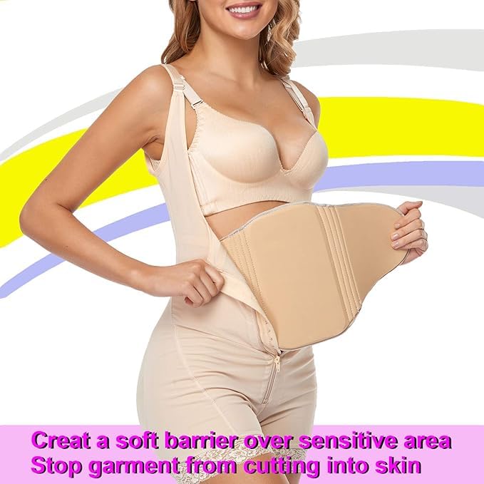 Abdominal Compression Board Post Surgery & Liposuction | Belly Flattening Ab Board with Lipo Foams2