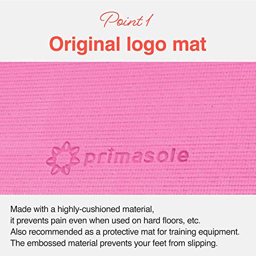 Image of Primasole Yoga Mat with Carry Strap for Yoga Pilates Fitness and Floor Workout at Home and Gym Non-slip 9 colors