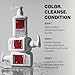 Keracolor Clenditioner Color Depositing Conditioner - Hair Glaze Colorwash, Red, 12 Fl Oz
