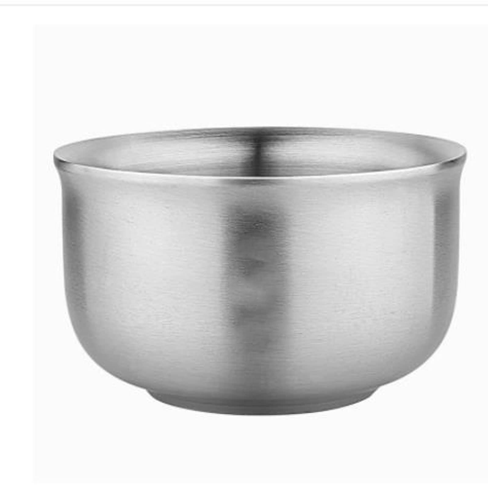 Miski do sałatek miska ze stali nierdzewnej podwójny odporny na oparzenia pojemnik na żywność ryż salaterka ramen makaron instant miska na zupę metalowa