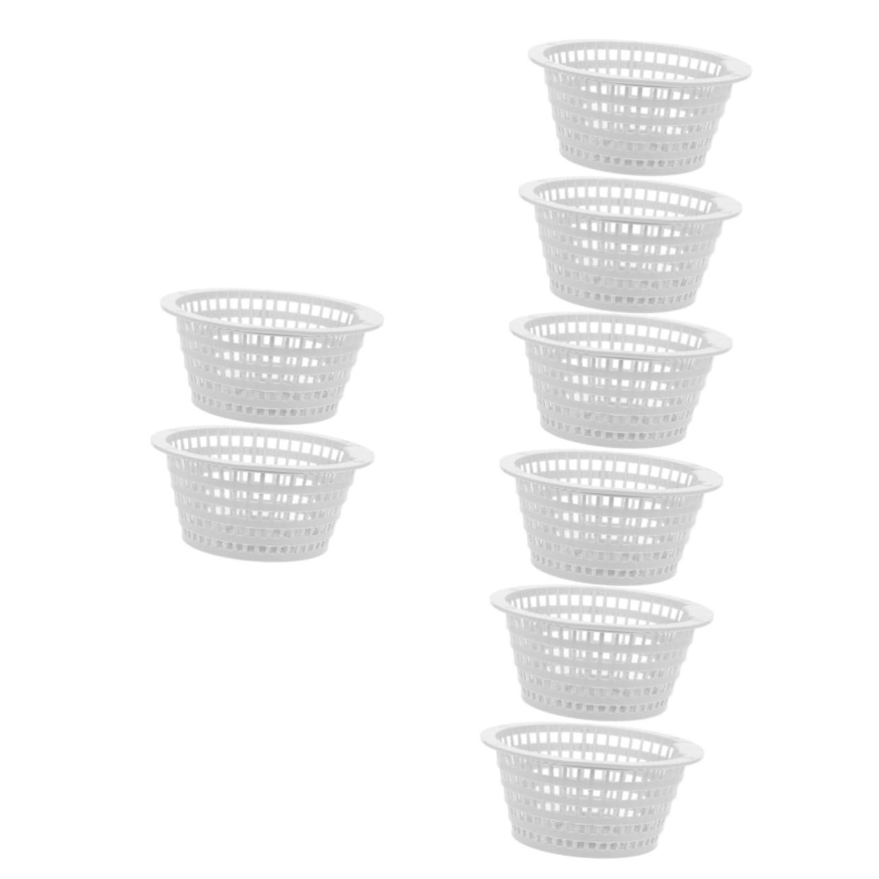 SUPVOX 8piezas Cesta De Filtrado para Piscina Repuesto Eficaz para Skimmer De Agua para Filtrar Basura y Suciedad Piscinas Inflables y Estándar