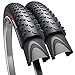 Fincci Pair 26 x 1.95 Inch 53-559 Foldable 60 TPI All Mountain Enduro Tires for MTB Hybrid Bike Bicycle - Pack of 2