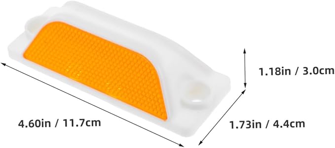 Marcadores reflectantes rectangulares para vehículos 6pcs miniatura 2