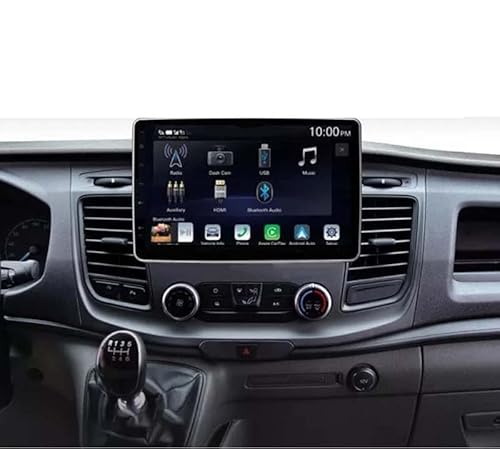 Android Radio Stereo for Ford Transit 250 350 2018-2025 Head Unit Replacement Car Multi Media Player Upgrade,Wireless carplay Android auto WiFi GPS,10