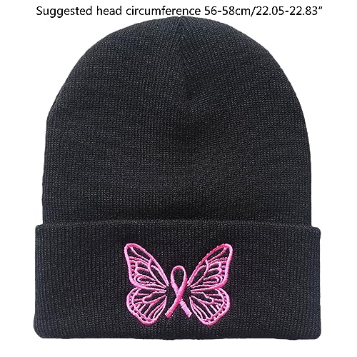 FUZYXIH Bestickte Mütze, elastisch, für Erwachsene, Strickmütze, warm, Winter, kalte Geschenke für Studenten, Jugendliche, Strickmütze, weich, für Jungen und Mädchen – Bild 5