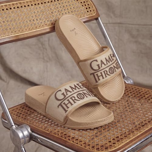 Image of YOHO Sliders for Women | Comfortable and Lightweight Slides | WB Cartoon & Comic Characters: Tom & Jerry, Big Bang Theory, Friends, Games of thrones and Wonder Woman Footwear for Girls