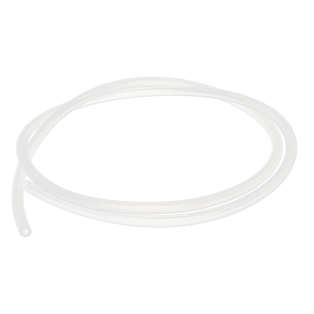 sourcingmap Silicone Tube 3.2mm ID x 6.4mm OD 3.28ft Flexible Silicone Rubber Tubing Water Air Hose Pipe for Pump Transfer